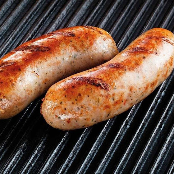 Pork Sausages with Sea Salt and Cracked Black Pepper (390g)