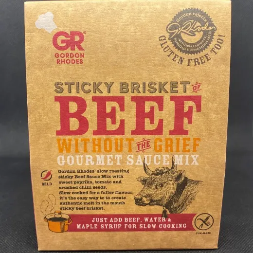 Gordon Rhodes Sticky Beef Brisket Gourmet Sauce Mix